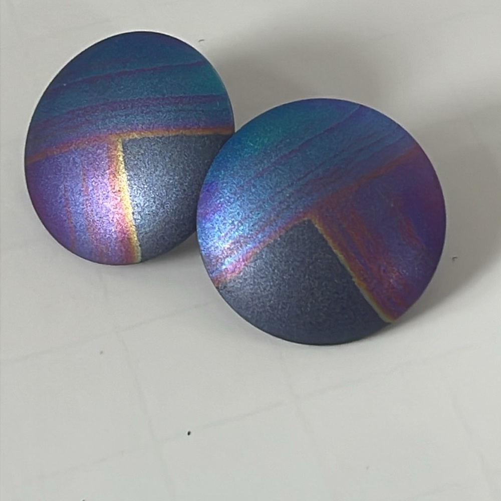 Titanium earrings